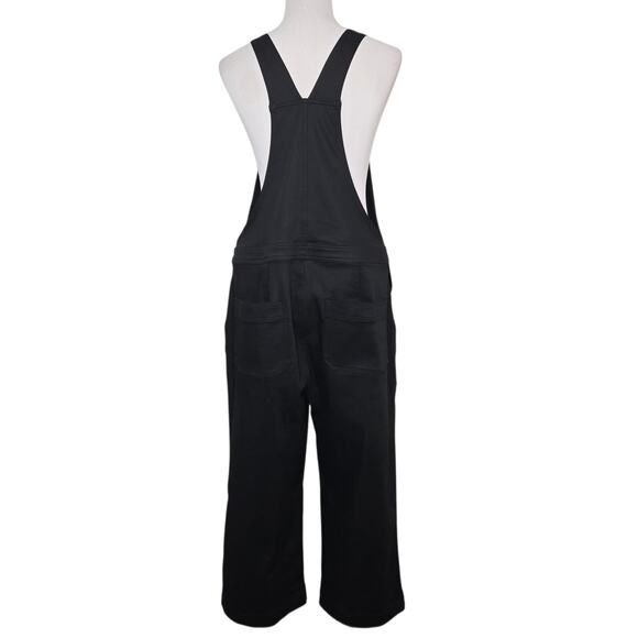 Duluth Trading Dyehard Wide Leg Crop Overalls Sz L - Picture 4 of 9